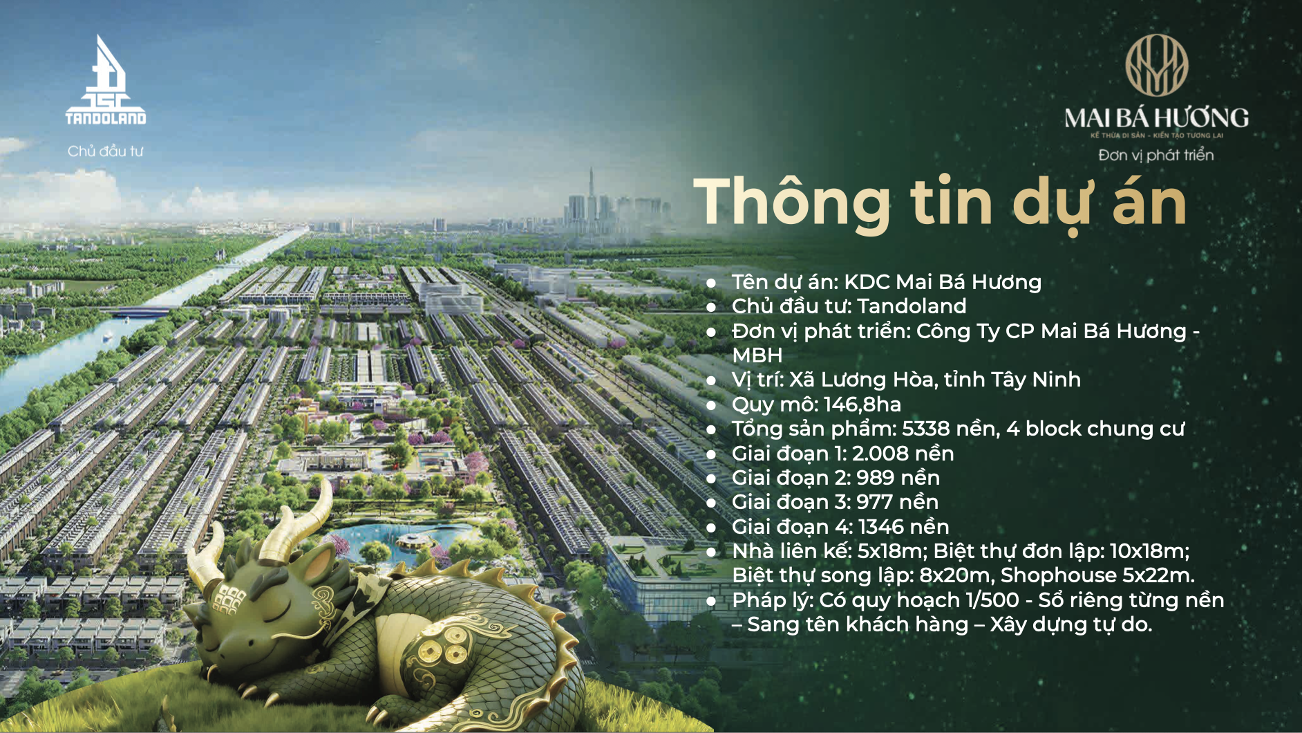 Dragon City Long An – Nơi khởi đầu cuộc sống phồn vinh, kiến tạo tương lai bền vững.